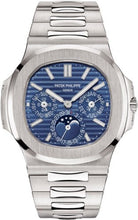 Load image into Gallery viewer, Patek Philippe Nautilus Perpetual Calendar White Gold Blue Dial 40 mm - 5740/1G - 001 - Luxury Time NYC