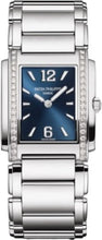 Load image into Gallery viewer, Patek Philippe Twenty~4 Ladies Blue Sunburst Dial Stainless Steel | 4910/1200A - 001 - Luxury Time NYC