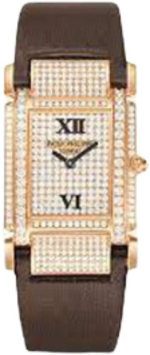 Patek Philippe Twenty~4 Ladies Rose Gold Diamond Pave Dial | 4910R - 001 - Luxury Time NYC