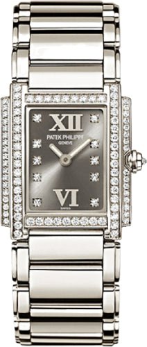 Patek Philippe Twenty~4 Ladies White Gold Diamond Set | 4908/200G - 001 - Luxury Time NYC