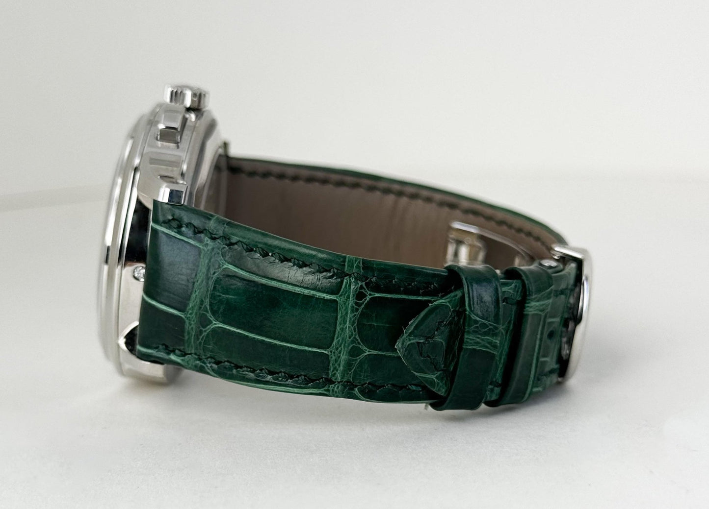 Patek Philippe World Time Flyback Chronograph Green Watch - 5930P-001 - Luxury Time NYC