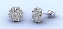 Load image into Gallery viewer, Pave Set Diamond Earrings Diamond with 0.51 ct.(finished) 1mm, 1.1mm, 1.3mm - Luxury Time NYC