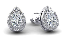 Load image into Gallery viewer, Pear Shape Diamond Dreams Stud Diamond Earrings with 0.79 ct.(finished) - Luxury Time NYC