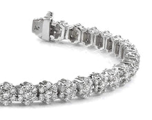 Load image into Gallery viewer, Pentagon Diamond Bracelet with 4.55 ct.(finished) 1.5mm, 2mm - Luxury Time NYC