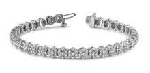 Load image into Gallery viewer, Pentagon Diamond Bracelet with 4.55 ct.(finished) 1.5mm, 2mm - Luxury Time NYC