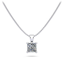 Load image into Gallery viewer, Perfect Princess Diamond Pendant with 0.25 ct.(finished) 3.4mm - Luxury Time NYC