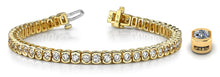 Load image into Gallery viewer, Pillow Bezel Set Diamond Tennis Bracelet with 18.00 ct.(finished) 5.0mm - Luxury Time NYC