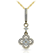 Load image into Gallery viewer, Precious Petals Diamond Pendant with 0.64 ct.(finished) 1.1mm, 2.6mm - Luxury Time NYC