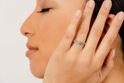 Princess Bride Diamond Engagement Ring with 1.67 ct. (1.25 ct. center diamond) - Luxury Time NYC