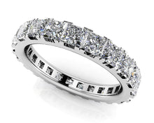 Load image into Gallery viewer, Princess Cut Diamond Eternity Diamond Ring with 1.89 ct.(finished) 2.2mm - Luxury Time NYC