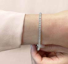 Load image into Gallery viewer, Princess Cut Dreams Bracelet Diamond with 10.40 ct.(finished) 3.25mm - Luxury Time NYC