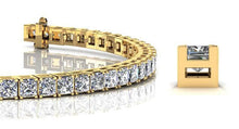 Load image into Gallery viewer, Princess Cut Dreams Bracelet Diamond with 10.40 ct.(finished) 3.25mm - Luxury Time NYC