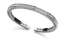 Load image into Gallery viewer, Princess Cut Flexible Diamond Bangle Bracelet with 5.97 ct.(finished) 2.5mm - Luxury Time NYC