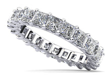 Load image into Gallery viewer, Princess Cut U Shape Eternity Diamond Ring with 1.76 ct.(finished) 2.25mm - Luxury Time NYC