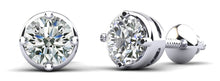 Load image into Gallery viewer, Prismatic Diamond Stud Earrings with 0.50 ct.(finished) 3.2mm - Luxury Time NYC