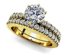 Load image into Gallery viewer, Prong Set Bridal Ensemble Diamond with 1.03 ct. (0.50 ct. center diamond) - Luxury Time NYC