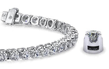 Load image into Gallery viewer, Prong Set Diamond Strand Diamond Tennis Bracelet with 0.73 ct.(finished) 1.25mm - Luxury Time NYC