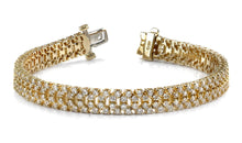 Load image into Gallery viewer, Quad Row Diamond Bracelet with 5.10 ct.(finished) 1.7mm - Luxury Time NYC