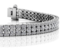 Load image into Gallery viewer, Radiant Diamond Tennis Bracelet Lab - Grown Diamond with 5.80 ct.(finished) 1.2mm, 2.5mm - Luxury Time NYC