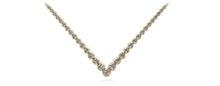 Load image into Gallery viewer, Ravishing V Neck With Graduated Diamonds with 5.38 ct.(finished) - Luxury Time NYC