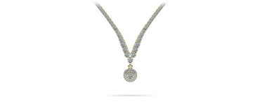Remarkable Plunging V Neck Diamond Lab - Grown Diamond Necklace with 8.75 ct.(finished) - Luxury Time NYC