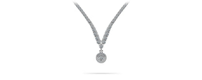 Remarkable Plunging V Neck Diamond Lab - Grown Diamond Necklace with 8.75 ct.(finished) - Luxury Time NYC
