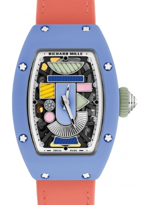 Richard Mille Automatic Winding Coloured Ceramic Powder Blue RM 07-01 ...