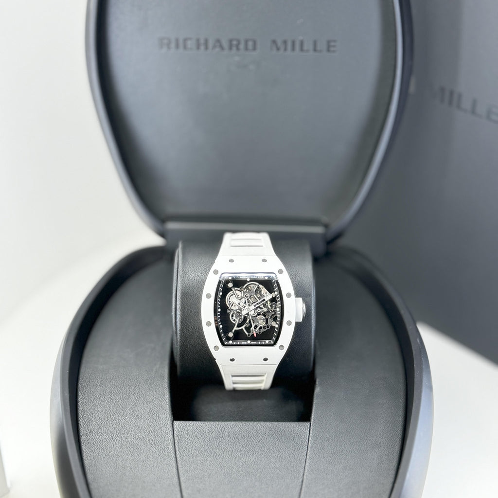 Richard Mille RM 055 Bubba Watson Manual Winding White Ceramic - Luxury Time NYC