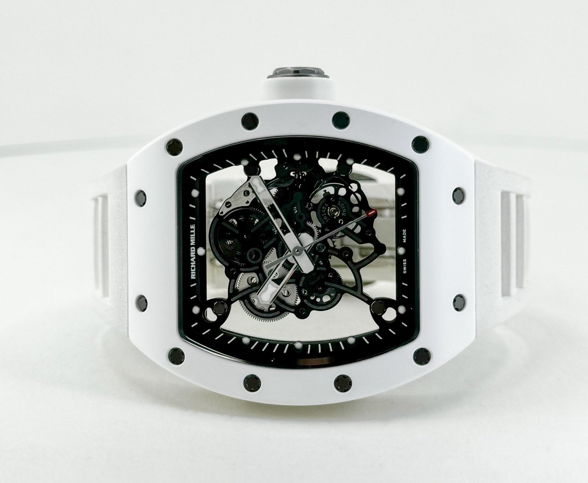 Richard Mille RM 055 Bubba Watson Manual Winding White Ceramic - Luxury Time NYC