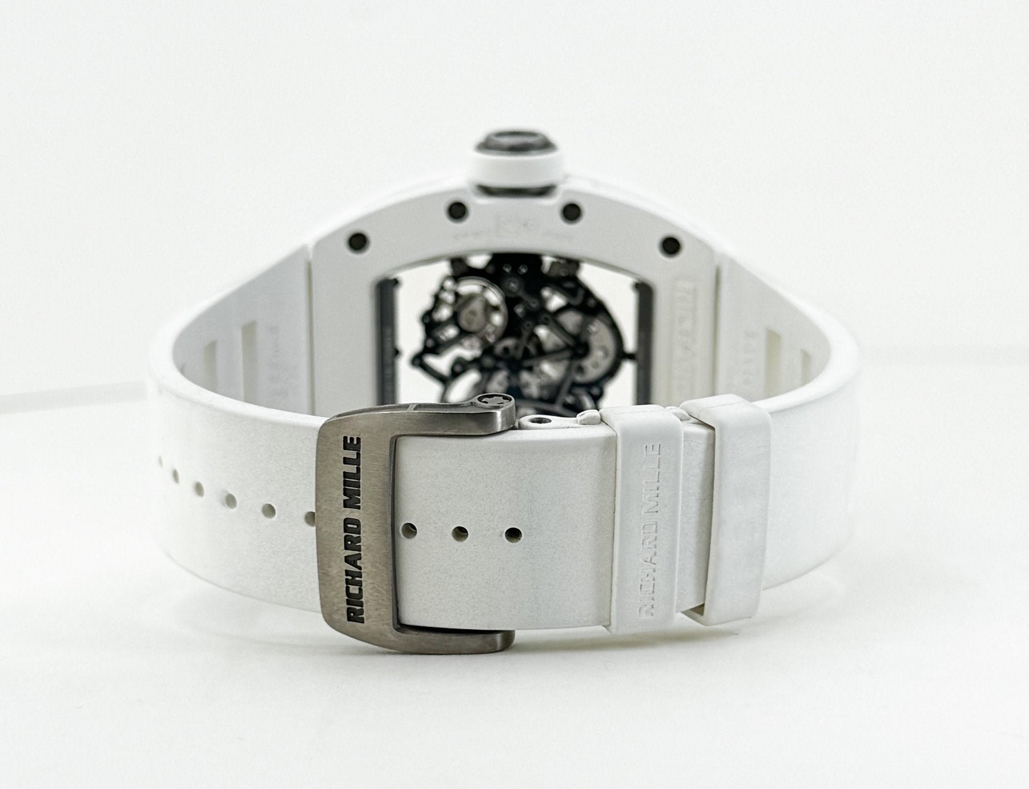 ブレスレット　シュバルブリアン　ホワイト Richard Mille RM 055 Bubba Watson Manual Winding White Ceramic