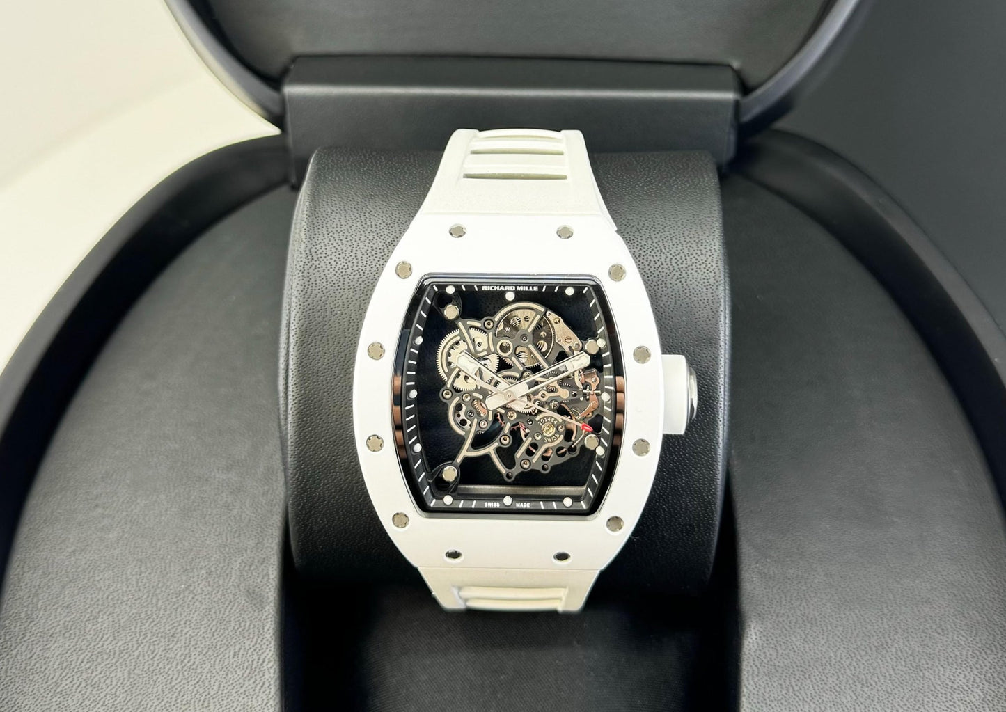 Richard Mille RM 055 Bubba Watson Manual Winding White Ceramic - Luxury Time NYC