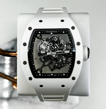 Richard Mille RM 055 Bubba Watson Manual Winding White Ceramic - Luxury Time NYC