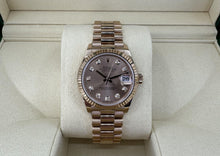 Load image into Gallery viewer, Rolex Datejust 31 Lady Midsize Rose Gold Chocolate Diamond Dial &amp; Fluted Bezel President Bracelet 278275 - Luxury Time NYC