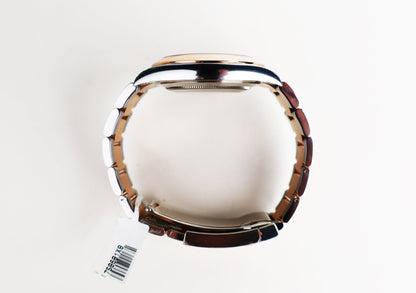 Rolex Datejust 41 Rose Gold/Steel Sundust Diamond Dial Smooth Bezel Oyster Bracelet 126301 - Luxury Time NYC