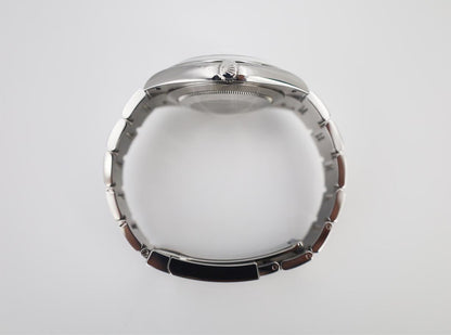 Rolex Datejust 41 Stainless Steel Silver Index Dial Smooth Bezel Oyster Bracelet 126300 - Luxury Time NYC