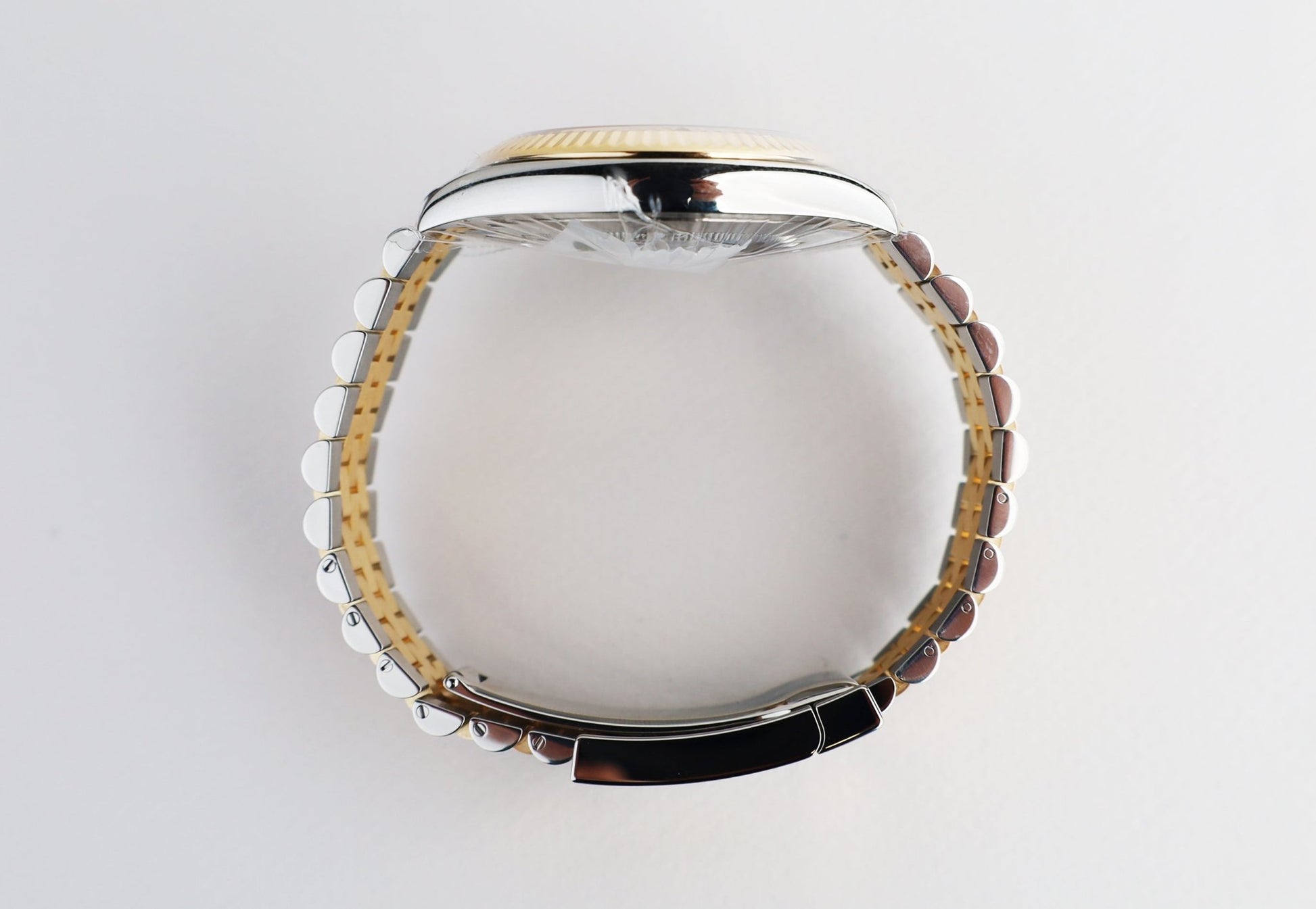 Rolex Datejust 41 Yellow Gold/Steel Slate Roman Dial Fluted Bezel Jubilee Bracelet 126333 - Luxury Time NYC