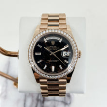 Load image into Gallery viewer, Rolex Day-Date 40 Rose Gold Eisenkiesel Diamond Dial &amp; Diamond Bezel President Bracelet - 228345RBR - Luxury Time NYC