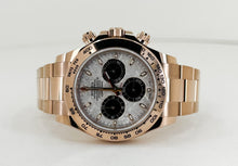 Load image into Gallery viewer, Rolex Daytona Rose Gold Meteorite and Black Subdials Dial Index Dial Gold Bezel Oyster Bracelet 116505 - Luxury Time NYC