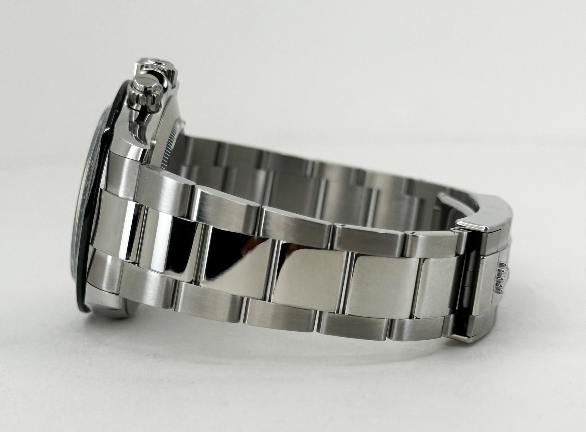 Rolex Daytona Stainless Steel Black Index Dial Ceramic Bezel Oyster Bracelet 116500LN - Luxury Time NYC