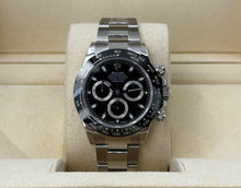 Load image into Gallery viewer, Rolex Daytona Stainless Steel Black Index Dial Ceramic Bezel Oyster Bracelet 116500LN - Luxury Time NYC