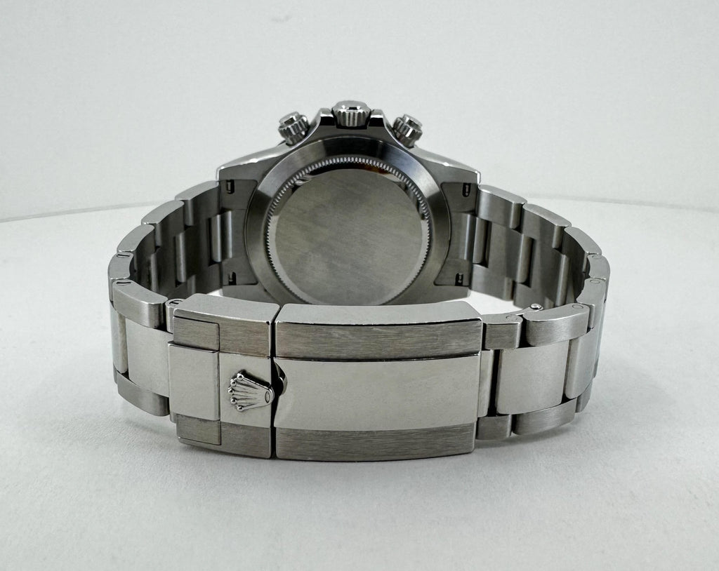 Rolex Daytona Stainless Steel White Index Dial Ceramic Bezel Oyster Bracelet 116500LN - Luxury Time NYC