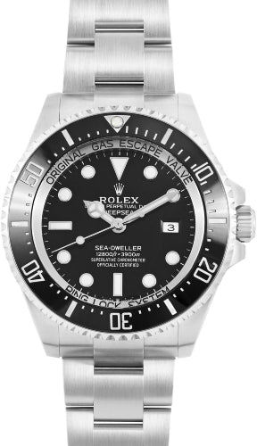 Rolex Deepsea Stainless Steel 44mm Black Dial Watch - 126660