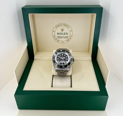 Rolex Deepsea Challenge in RLX titanium 50mm Black Dial Cerachrom Bezel Oyster Bracelet - 126067 - Luxury Time NYC