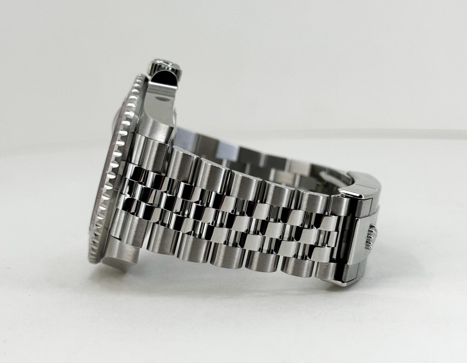 Rolex GMT Master II “Pepsi” Steel Black Dial Red/Blue Ceramic Bezel Jubilee Bracelet 126710BLRO - Luxury Time NYC