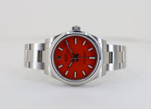 Load image into Gallery viewer, Rolex Oyster Perpetual 31 Watch - Domed Bezel - Coral Red Index Dial - Oyster Bracelet - 2020 Release - 277200 reio