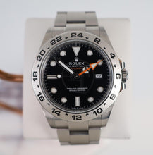 Load image into Gallery viewer, Rolex Oyster Perpetual Explorer II Watch - Oystersteel - Black Dial - Oyster Bracelet - 2021 Release - 226570 bk - Luxury Time NYC