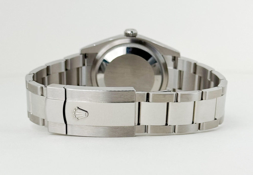 Rolex Oystersteel Datejust 36 Watch - Domed Bezel - Slate Roman Dial - Oyster Bracelet - 126200 slgro - Luxury Time NYC