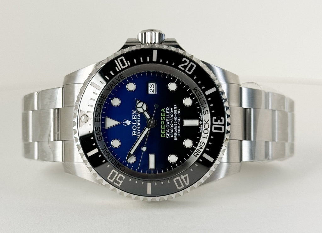 Rolex Sea-Dweller Deepsea D-Blue "James Cameron" Stainless Steel Oyster Bracelet 44mm - 126660 - Luxury Time NYC