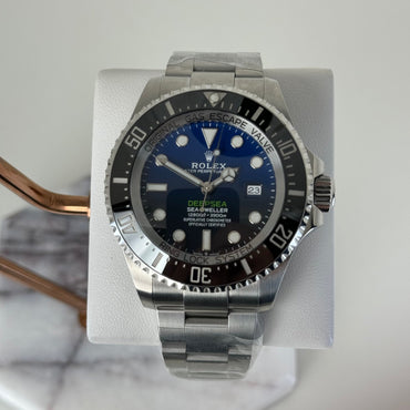 Rolex Sea-Dweller Deepsea D-Blue "James Cameron" Stainless Steel Oyster Bracelet 44mm - 126660 - Luxury Time NYC