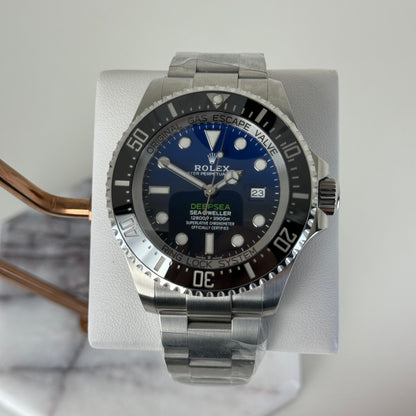 Rolex Sea-Dweller Deepsea D-Blue "James Cameron" Stainless Steel Oyster Bracelet 44mm - 126660 - Luxury Time NYC